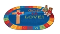 God is Love Learning Rug 